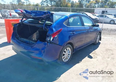 2021 Hyundai Accent Sel из США, поврежденный, VIN 3KPC24A63ME141238
